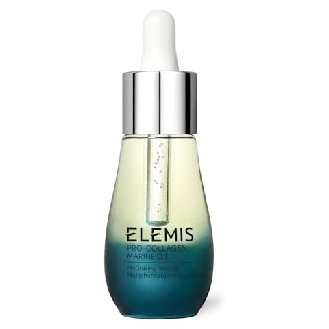 ELEMIS Pro-Collagen Marine Oil, 15ml – Ultra-Lightweight Anti-Wrinkle Daily Face Oil Moisturizer, Deeply Moisturize, Nourish & Hydrate for Youthful Look, Fine Lines and Wrinkles Treatment Cover
