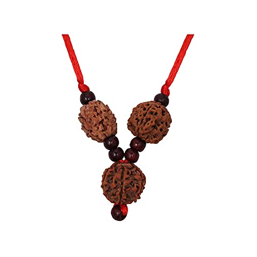 Saraswati Rudraksha pendentif 3, 4, 6 perles contre le stress