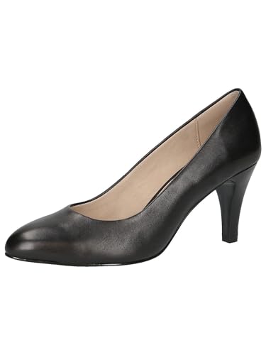 Escarpins en cuir noir CAPRICE 38.5 | Chaussures à talon confort
