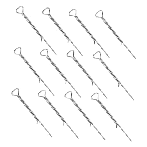 12 piezas clips metálicos para mechas de vela de acero carbono