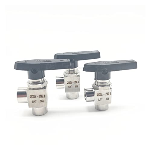 Válvula de bola rosca hembra 3/4 accesorio tubería acero inoxidable 2 vías 3