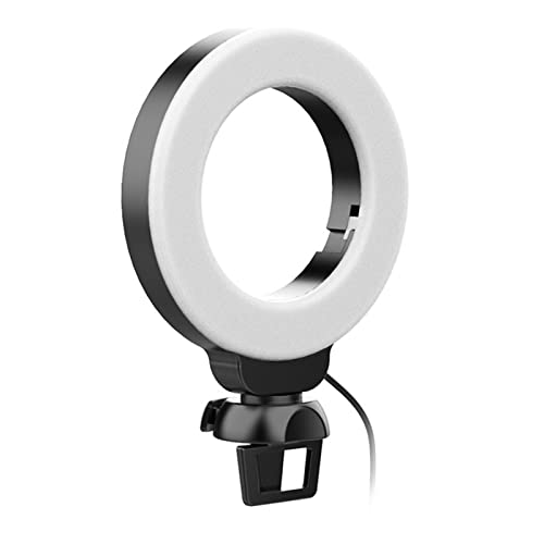 FOWEJK Ringlicht, Videokonferenzbeleuchtung, LED-Clip-Live-Licht, geeignet für Live-Broadcast, Remote-Arbeit, Notebook…