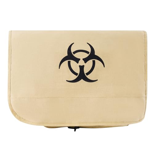 Rothco Vintage Canvas Paratrooper Crossbody Shoulder Bag with Bio-Hazard Symbol2