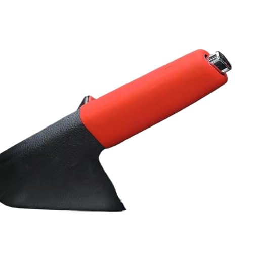Soufflet Levier De Vitesse, Couverture De Frein Housse de protection en silicone Utilisation adaptée pour frein à main voiture, antidérapante, facile installer(Red)