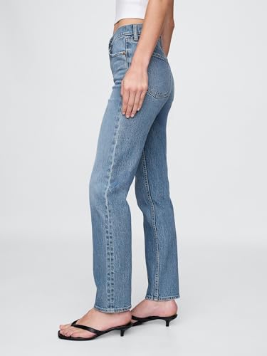 Image of Gap Women's High Rise 90s Slim Straight Denim Jeans