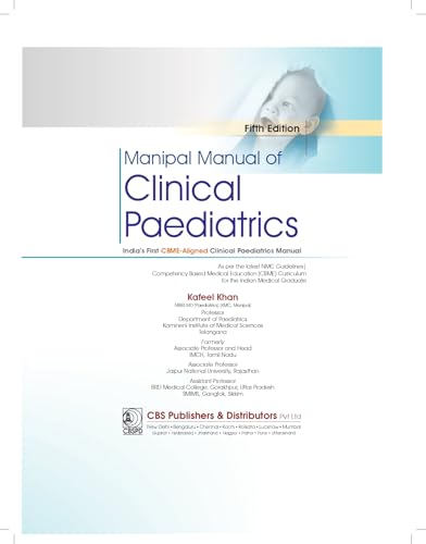 Image of Manipal Manual of Clinical Paediatrics | India's First CBME-Aligned Clinical Paediatrics Manual 5ed. (PB 2026)
