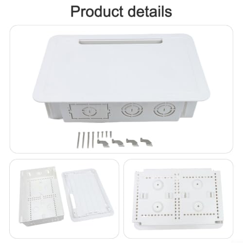 Boîtier mural 9" Fire TV Connect encastrable blanc support