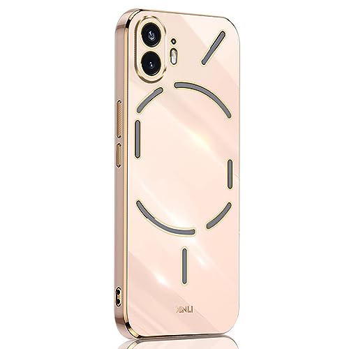 SEAHAY Cover Per Nothing Phone (1) - Custodia Ultrasottile In TPU Con Design Glitter Phnom Penh - Rosso - Antiurto E Ricarica Wireless - 6
