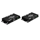 XOLORspace HT001 Transparent 4K 60HZ HDR HDMI Extender 131ft with downscaling IR+PoE no Loss no delay no Compression