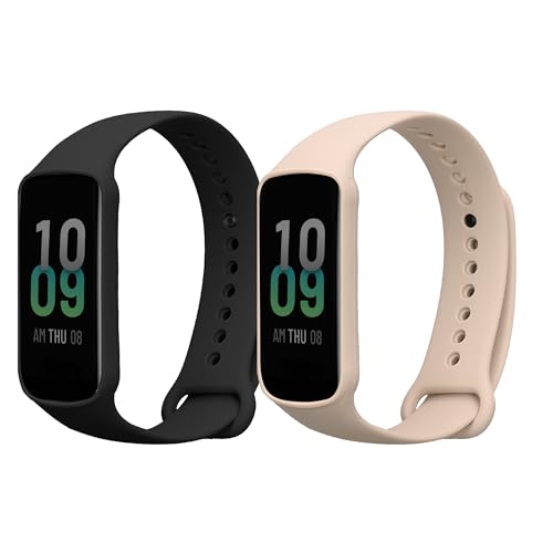 kwmobile Bracelet compatible avec Amazfit Band 7 bracelet - 2x bracelet de rechange en silicone pour fitness tracker