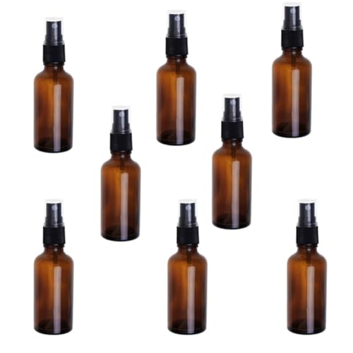 Flacons pulvérisateurs 50ml en verre ambré pour protéger vos huiles des UV