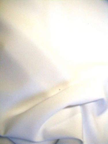 Fabric Land White Polyester Cotton Fabric 114cm Wide 65% Polyester 35% Cotton Sold by The metre. Free DELIVERY