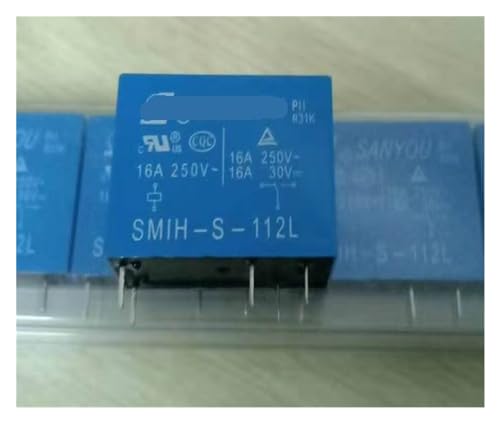 Relé de 5 pines 12V 16A SMIH-S-112L componente para circuito PCB