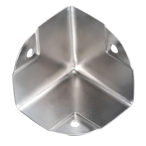 Image of uxcell Metal Box Corner Protectors Box Edge Guard Protector 40 x 40 x 40mm Silver Tone 16pcs for Table Corners and Desk Corners