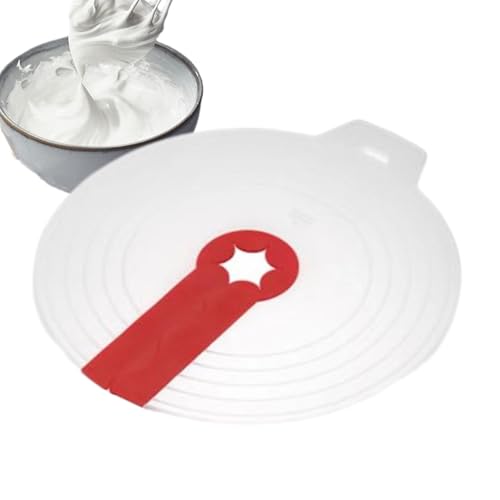 Protector contra salpicaduras de cocina, cubierta de cocina antisalpicaduras, tapa de batidor de silicona reutilizable, accesorios de protección antiadherente, cubierta multifuncional para hacer