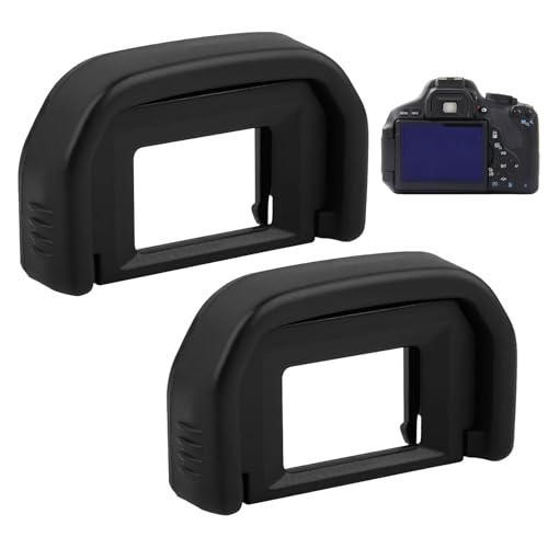 2 oculares para Canon Ef Okular 100D 550D 600D 650D 700D 750D 760D 1000D 1100D, visor ocular de cámara ocular, visor de ocular equivalente a Canon Ef, visor ocular de cámara, color negro