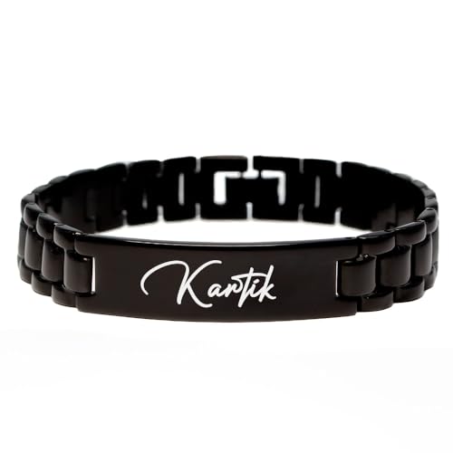 LOUIS MILLER Personalize Name Bracelet For Men & Women