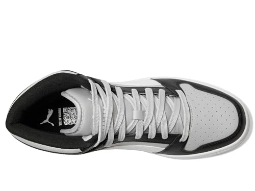 PUMA PUMA Mens Rebound Layup Sneakers Flat Light Gray/Puma White/Puma Black 12 Medium