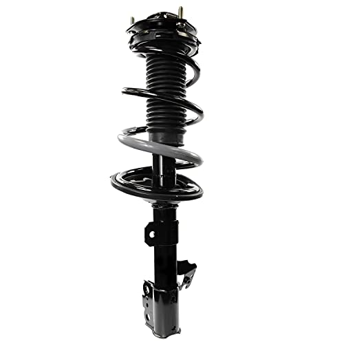 Image of Detroit Axle - AWD Front End Control Arms Kit for 01-03 Toyota Highlander, Struts & Coil Spring Lower Control Arms 2001 2002 2003 Replacement Suspension - 4pc Set