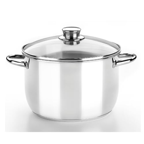 Monix - Olla Optima con Tapa De Vidrio - Volumen : 3L (18Cm)