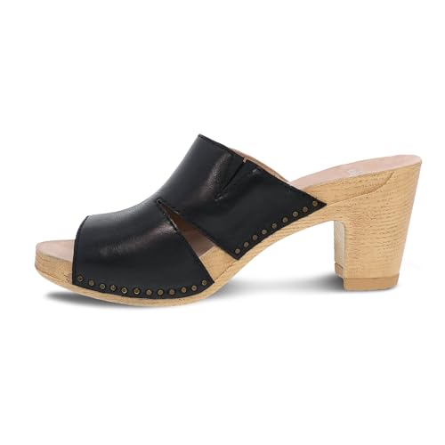 Image of Dansko Tandi Peep Toe Sandal for Women - Soft Leather Treated with Scotchgard for Stain Resistance - Cushioned, Contoured Footbed for All-Day Comfort