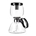 Yama Glass 5-Cup Stovetop Siphon Coffee Maker, 15 Oz Vacuum Brew, Heat-Resistant Borosilicate Glass