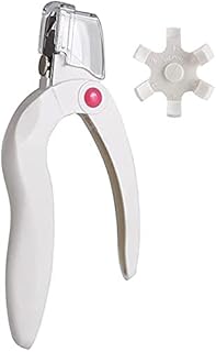 Ciseaux à ongles pour faux ongles et faux ongles acrylique en forme de ciseaux pour nail art, pince à ongles, coupe-ongles, coupe-ongles, coupe manucure (blanc)