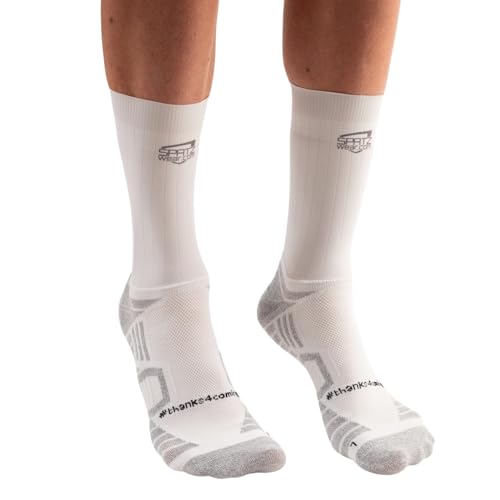 SPATZWEAR Aero Cycling Socks – UCI Compliant Racing Socks for Men Women – High-Performance for Road, TT & Criterium – Black or White – Sizes S-L