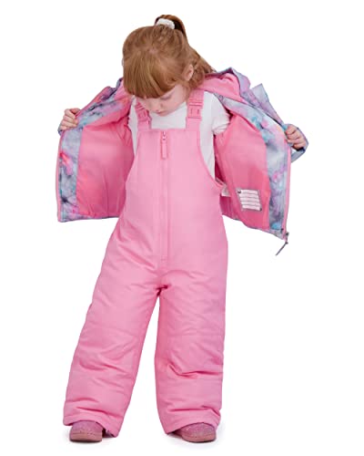 Image of Rothschild Girls' Ski Jacket and Snowbib Snowsuit Set