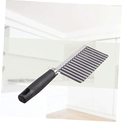 Cortador ondulado para papas de acero inoxidable con mango ergonómico miniatura 4