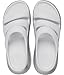 Crocs Unisex Mega Crush Triple Strap Sandal Moonlight/Silver Metallic Men 7 Women 9 Medium