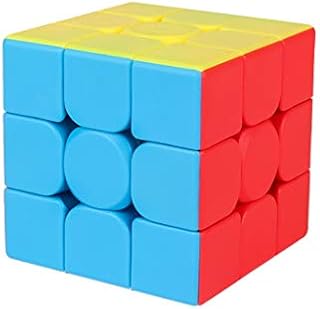 UUWEI 3x3x3 Speed Cube,Stickerless Magic Cube, Smooth Turning Puzzle Box with Anti-Sticky Design, The Most Educational Toy to Effectively Improve Your Child's Concentration and responsiveness