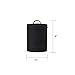 Amici Pet Retro Metal Storage Canister Treats Jar, 72 Fluid Ounces, Matte Black
