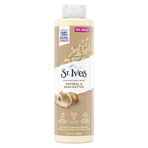 St. Ives Oatmeal & Shea Butter Body Wash | Moisturizing Body Wash For Sensitive And Dry Skin | 22 Fl. Oz. #TOP9