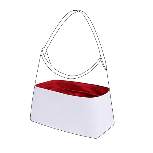 DGAZ Bolsa organizadora leve para bolsa Goyard Hobo, bolsa interna de seda e DupontPaper para bolsas de luxo (Rouge Cassque, bolsa Hobo)