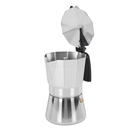 Cafetera de Estufa Octogonal de Acero Inoxidable 6 tazas