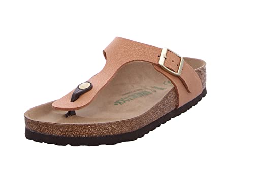 Birkenstock Unisex Gizeh Earthy Pecan Veg, Birkibuc Flip Flops, 43 EU