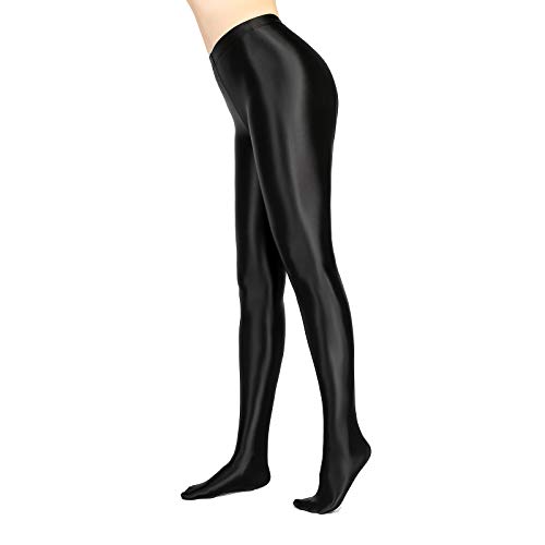 Glossy Opaque Pantyhose Shiny High Waist Tights Sexy Stockings Yoga Pants Training Women Sports Leggings Fitness2