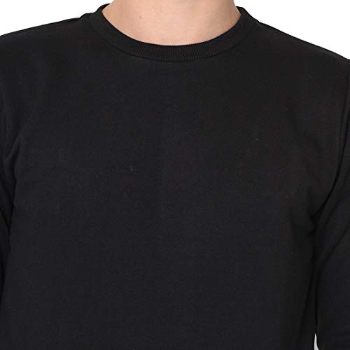 Image of Rigo Fleece Printed Round Neck Sweatshirt for Men | Full Sleeves Sweatshirt for Men | Casual Wear & Stylish Sweatshirts for Men