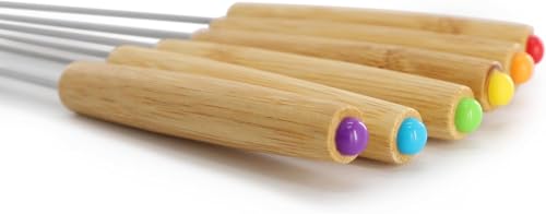 Set de fondue de hierro fundido con esmalte y 6 tenedores miniatura 4