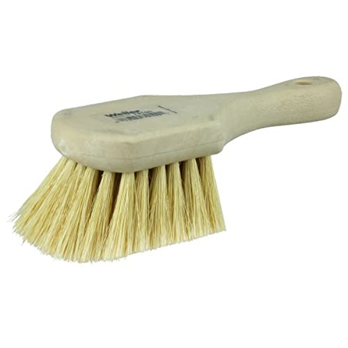 Image of Weiler 79100 8 inch Length, White Tampico Fill, Foam Block, Utility Scrub Brush