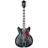 The guitar boasts sleek lines, a smooth feel, and a stable, beautiful tone. Paired with carefully selected strings, the electric guitar delivers a fuller, sweeter, and more mellow sound. The semi-hollow design of the guitar combined with the basswood...