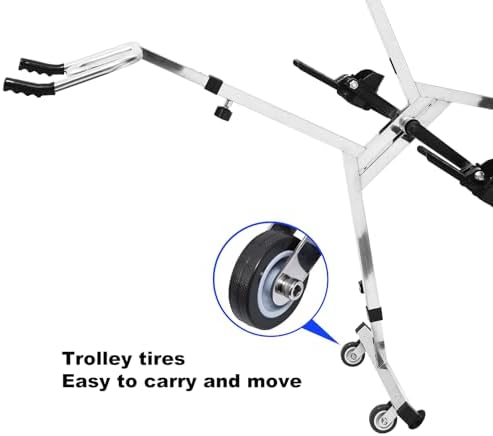 Aquatic Fitness Water Bike - Underwater Spin Bike with Stainless Steel Frame, Adjustable Resistance, Durable PU Seat, PE Pedals for Pool Rehabilitation and Exercise