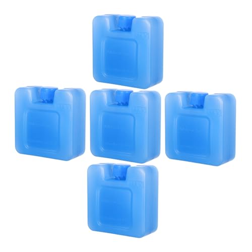 SAFIGLE 5個 氷 クリスタル 冷却 ボックス 氷 保管 バッグ 冷却 スティック ブロック 冷凍庫 ブロック クール バッグ クーラー 冷凍庫