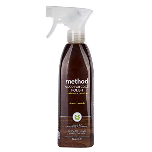 Method Wood For Good Polish, Wood Cleaner, Almond, 12 Ounce (Pack 6)