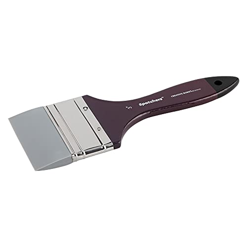 Creative Mark FX Effects Silicone Spatcher Blades - Silicone Brush Used for Applying or Spreading Paint, Scraping, Lifting, and Mixing - 3 Inch