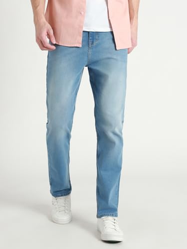 Image of Dennis Lingo Men Mid Rise Straight Fit Jeans