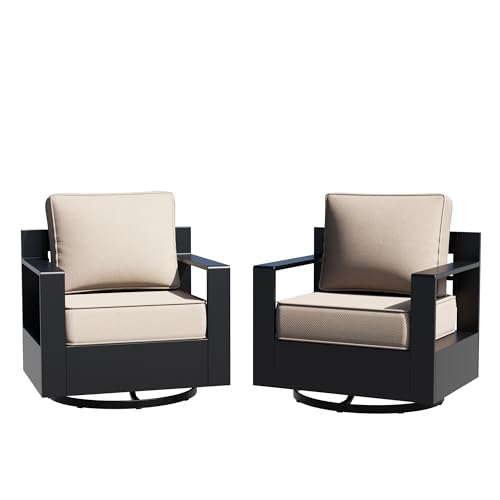 Aluminum Outdoor Swivel Rocking Chair