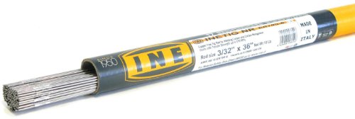 INETIG COPPER FREE ER70S-6 3/32 x 36-Inch on 10-Pound Tube Tig Rod for Welding Carbon Manganese Steels