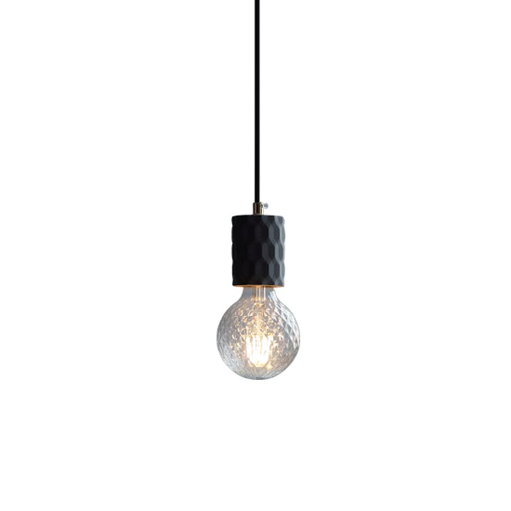 Lámpara colgante de techo industrial E27 moderna gris para dormitorio